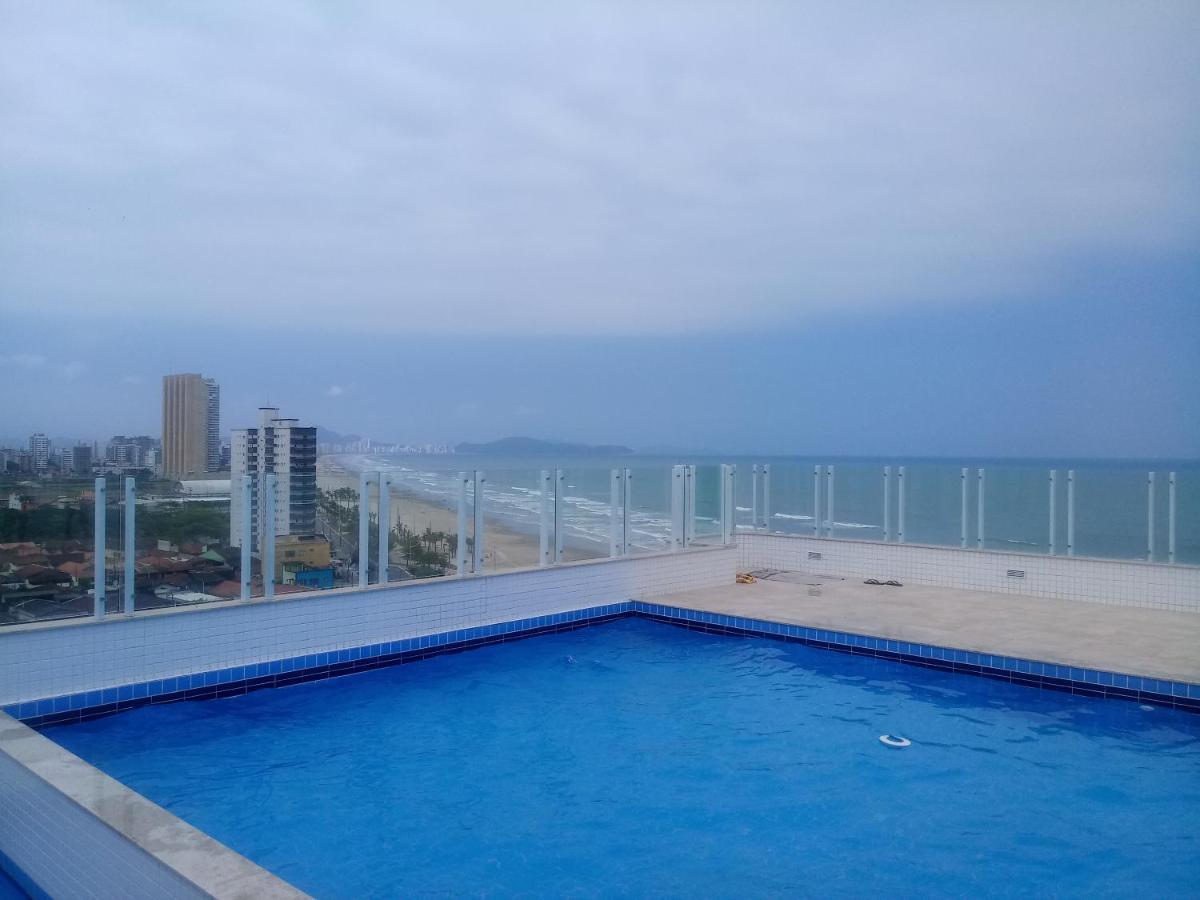 Predio Com Piscina Na Cobertura Frente Ao Mar, Apartamento Para Ate 6 Adultos E 3 Criancas Ate 8 Anos, Churrasqueira Na Sacada, Wi-Fi Gratis, Nao Oferecemos Roupas De Cama E Banho, 1 Vaga De Garagem, Na Praia Grande-Vila Mirim Διαμέρισμα Εξωτερικό φωτογραφία