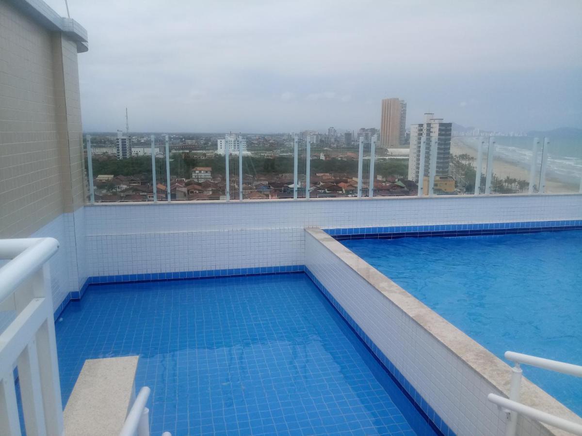 Predio Com Piscina Na Cobertura Frente Ao Mar, Apartamento Para Ate 6 Adultos E 3 Criancas Ate 8 Anos, Churrasqueira Na Sacada, Wi-Fi Gratis, Nao Oferecemos Roupas De Cama E Banho, 1 Vaga De Garagem, Na Praia Grande-Vila Mirim Διαμέρισμα Εξωτερικό φωτογραφία