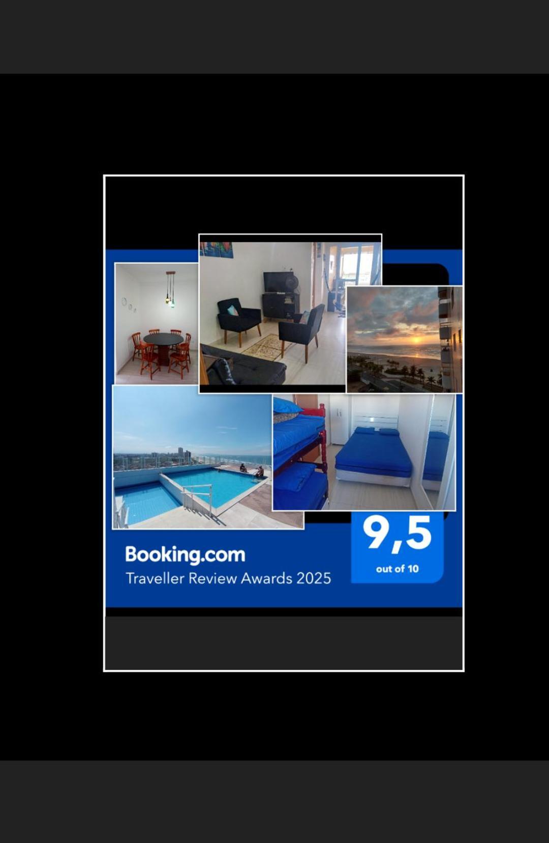 Predio Com Piscina Na Cobertura Frente Ao Mar, Apartamento Para Ate 6 Adultos E 3 Criancas Ate 8 Anos, Churrasqueira Na Sacada, Wi-Fi Gratis, Nao Oferecemos Roupas De Cama E Banho, 1 Vaga De Garagem, Na Praia Grande-Vila Mirim Εξωτερικό φωτογραφία